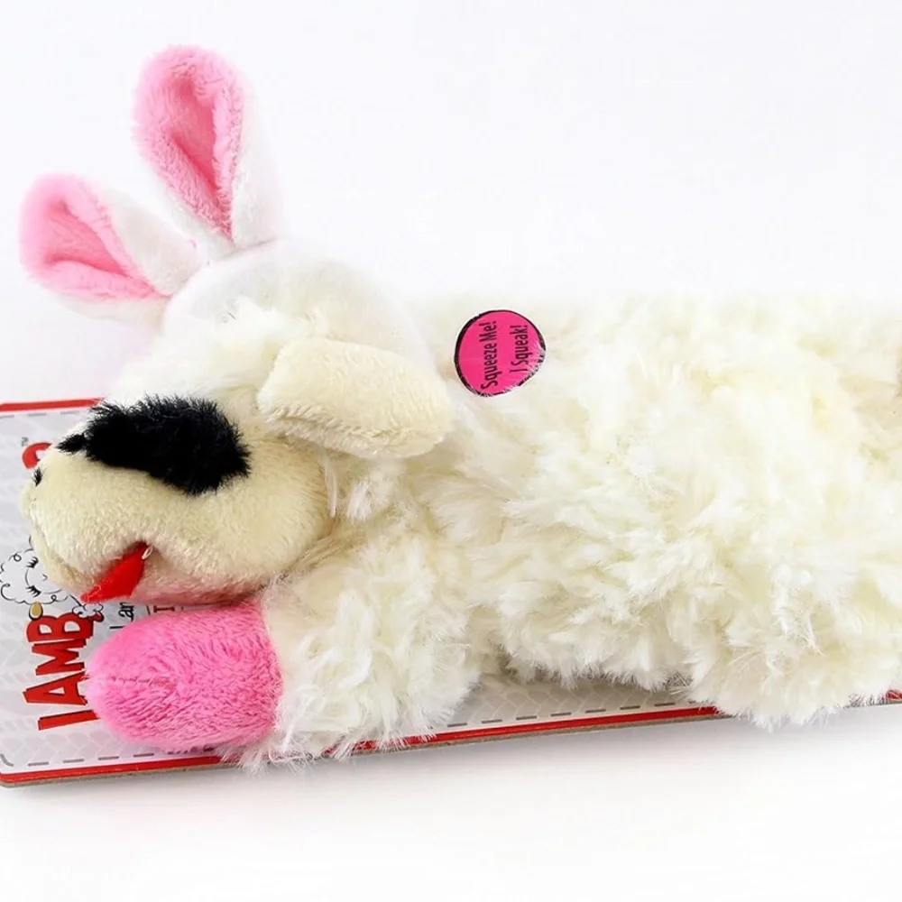 Multipet Easter Bunny Ears Lamb Chop Dog Toy 6 inch Mini - Picture 1 of 1